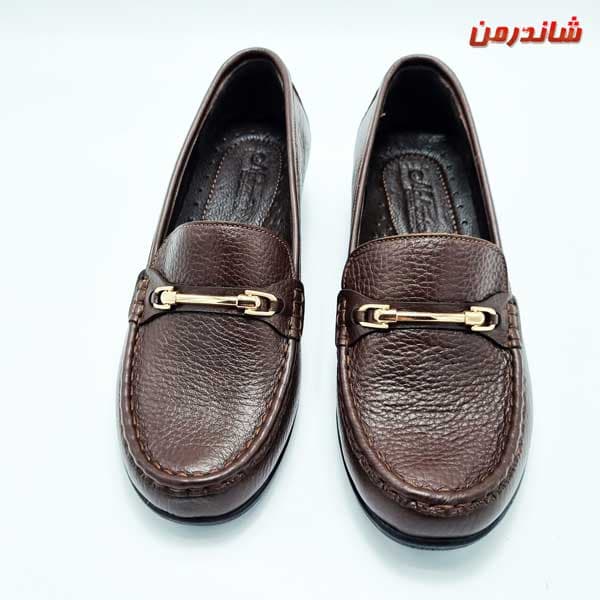 کفش طبی زنانه نهرین مدل هورنا کد قهوه ای — تصویر ۲