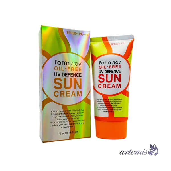 کرم ضد آفتاب فارم استی SPF50 (بدون چربی) حجم ۷۰ میلی لیتر