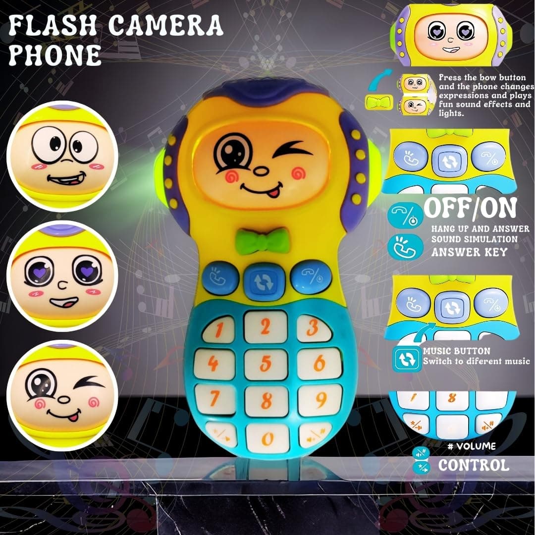 اسباب بازی موبایل 855-40A موزیکال چراغ دار — تصویر ۳