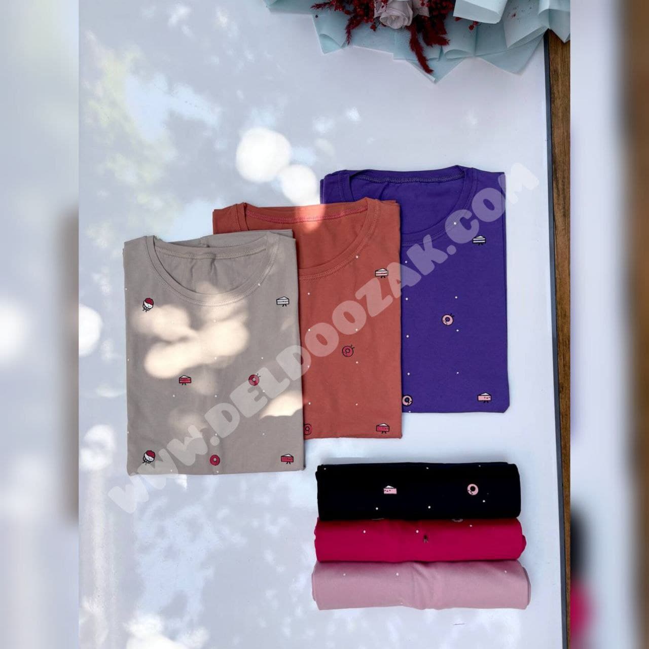 تیشرت پینترستی دخترانه + طرح دونات — تصویر ۵