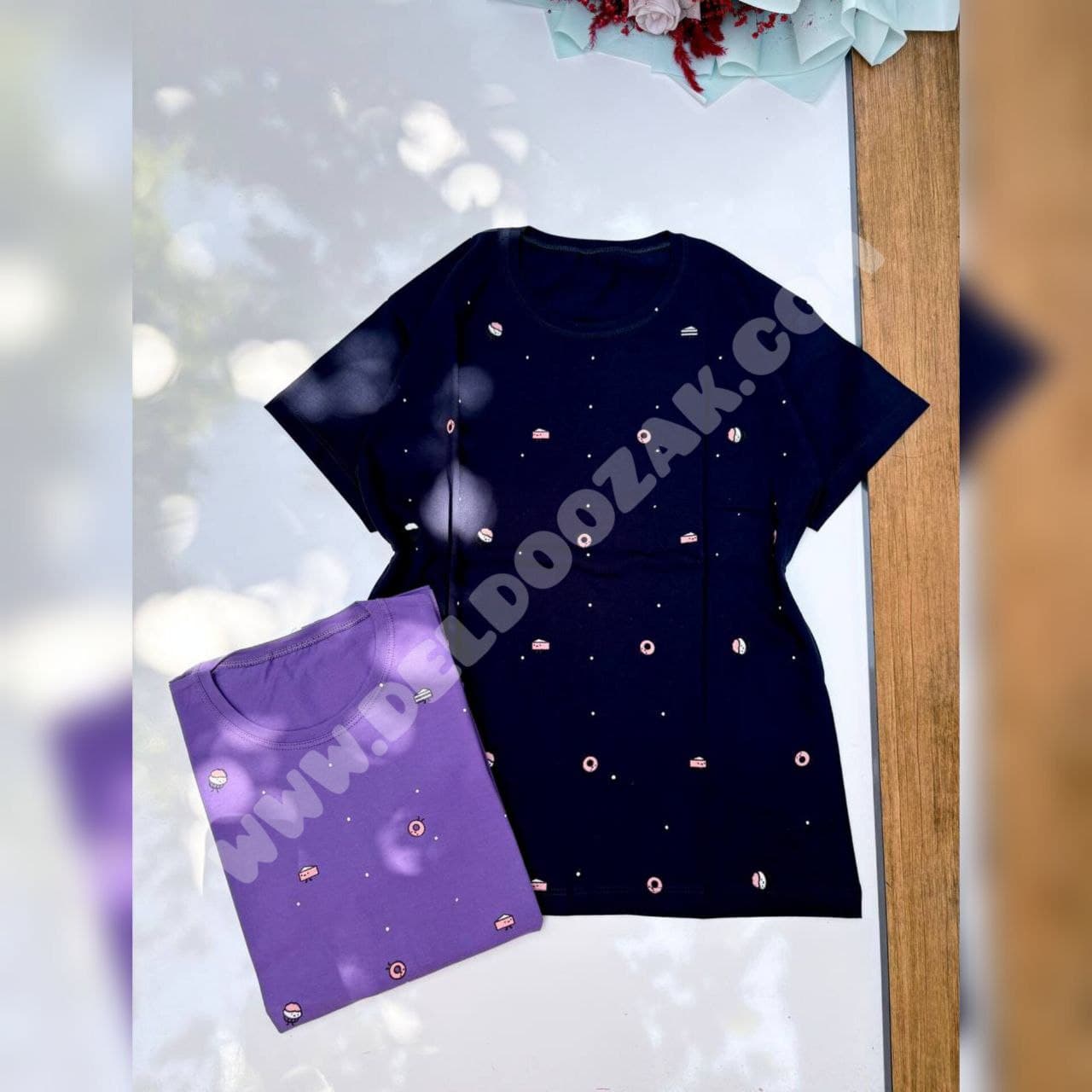 تیشرت پینترستی دخترانه + طرح دونات — تصویر ۴