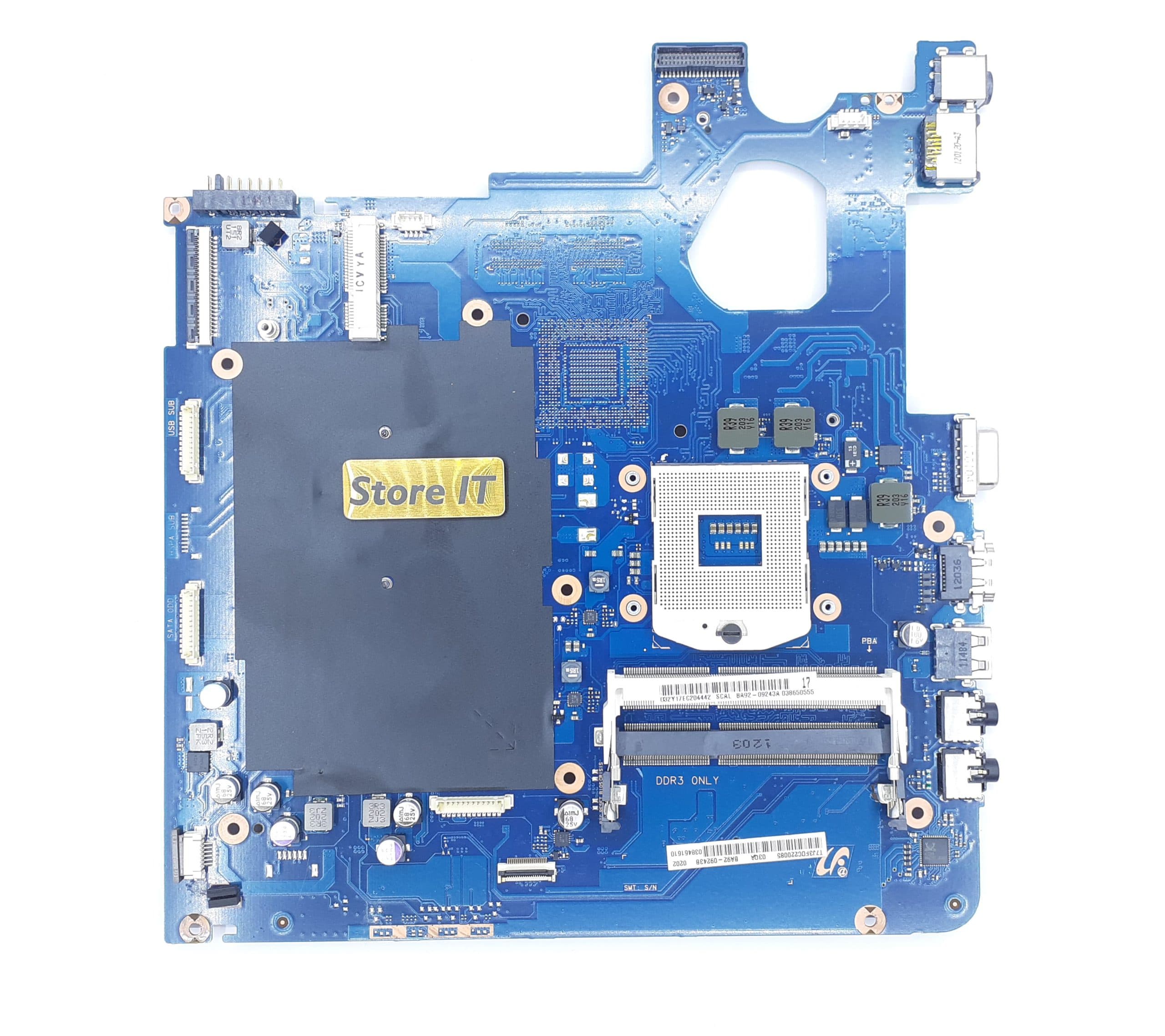 مادربرد لپ تاپ سامسونگ NP300E5C (Scala3-17) I5 Support بدون گرافیک – آسیب فیزیکی اسلات رم پایین — تصویر ۲