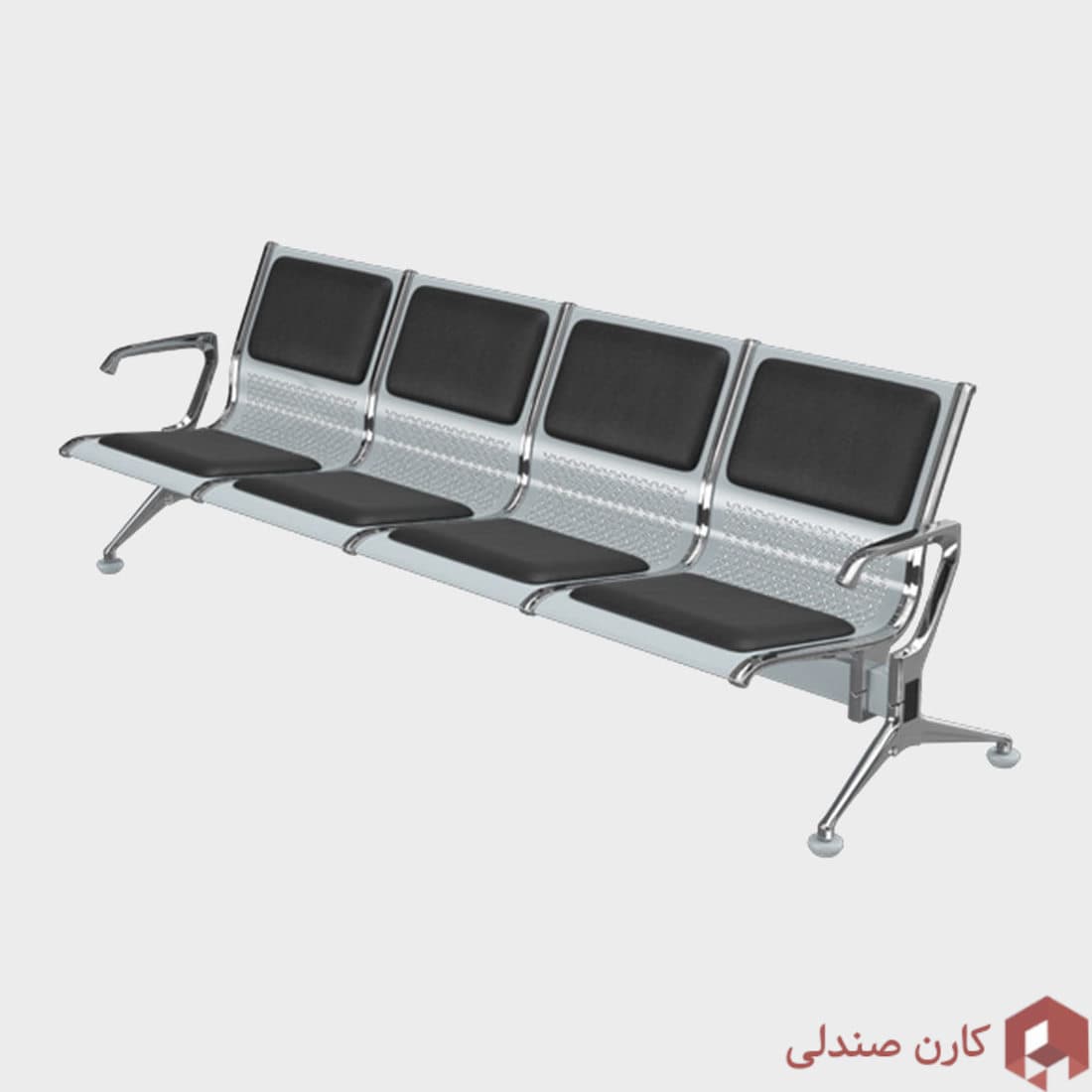 صندلی انتظار چهار نفره اروند 3910