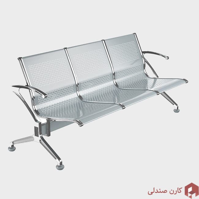 صندلی انتظار سه نفره اروند 3910 — تصویر ۲