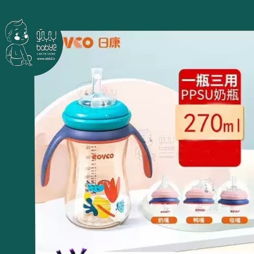 شیشه شیر 3 کاره 270میل رووکو Rovco RK-N1047 — تصویر ۶