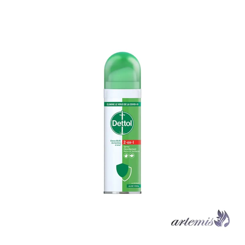 اسپری ضدعفونی‌ کننده دست و سطوح دتول Dettol 2in1 حجم 50 میلی لیتر