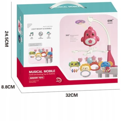 آویز تخت موزیکال کد 85-698 طرح جوجه ایبی ایرن Ibi irn — تصویر ۸