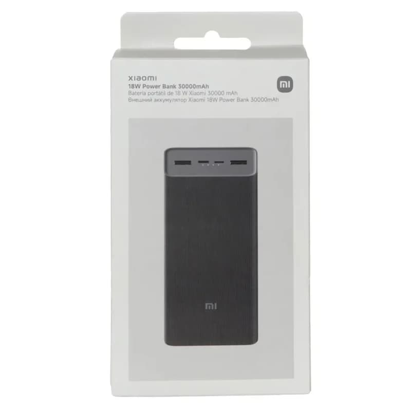 پاوربانک شیائومی مدل BHR9126GL ظرفیت ۳۰ هزار میلیآمپر با ۲ پورت USB و پورت C — تصویر ۲