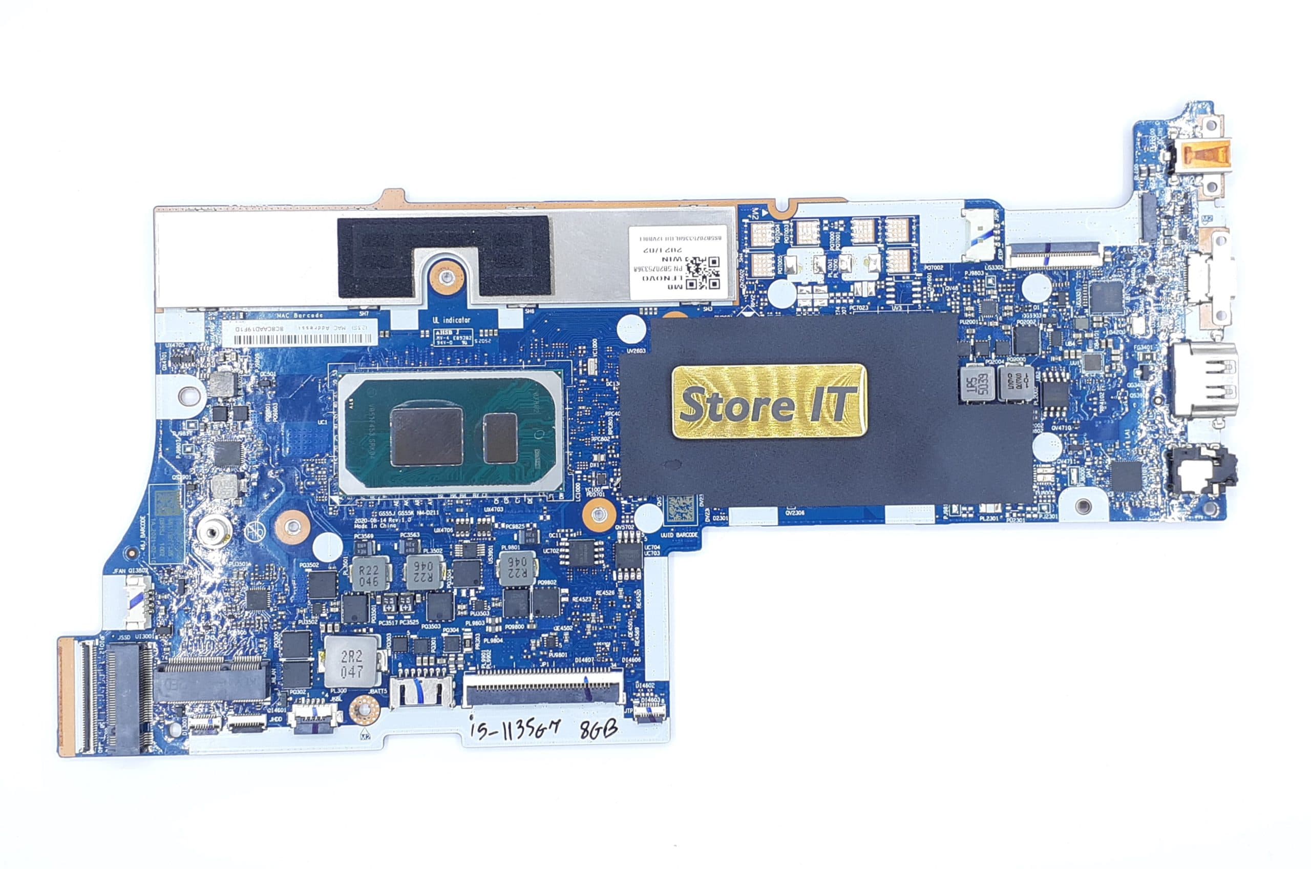 مادربرد لپ تاپ لنوو IdeaPad 5-15ITL05 (NM-D211) I5-11 بدون گرافیک – 8 گیگ رم