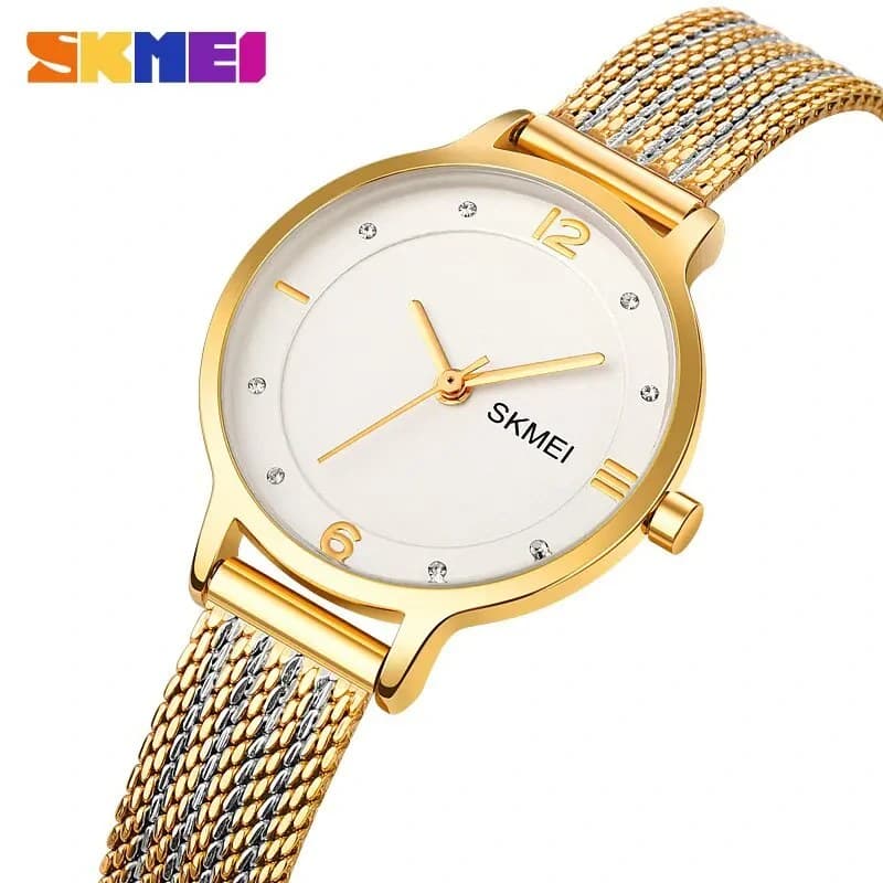 ساعت مچی زنانه اسکمی مدل SKMEI1874 با بند استیل — تصویر ۲