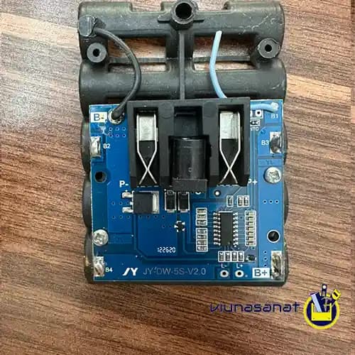 ماژول شارژ و محافظ باتری 5 سل (5S BMS) مدل JY-DW-5S-V2.0 مناسب دریل و پیچ‌گوشتی شارژی 21 ولت