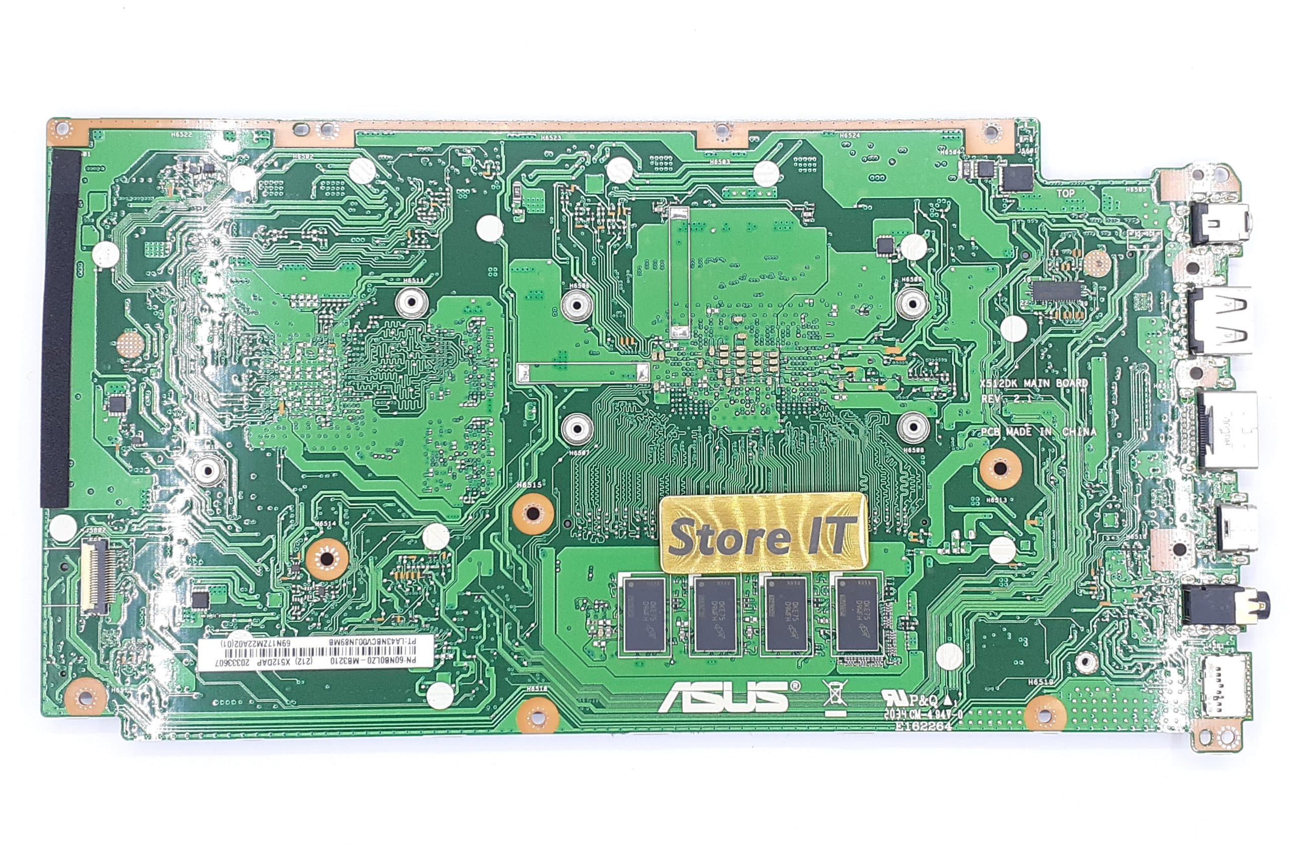 مادربرد لپ تاپ ایسوس X512DK Rev 2.1 Athlon Silver بدون گرافیک – 4 گیگ رم — تصویر ۳