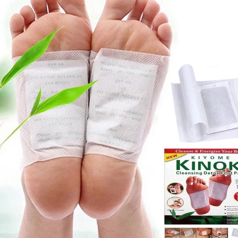 پد دفع سموم بدن کینوکی اورجینال ده عددی Kinoki | گروه بازرگانی مانی — تصویر ۲