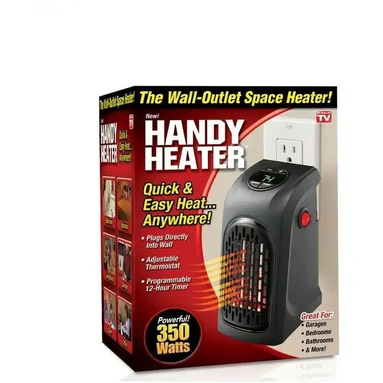 هیتر برقی فن‌دار ۴۰۰ وات مدل Handy Heater – کد 2642 — تصویر ۳