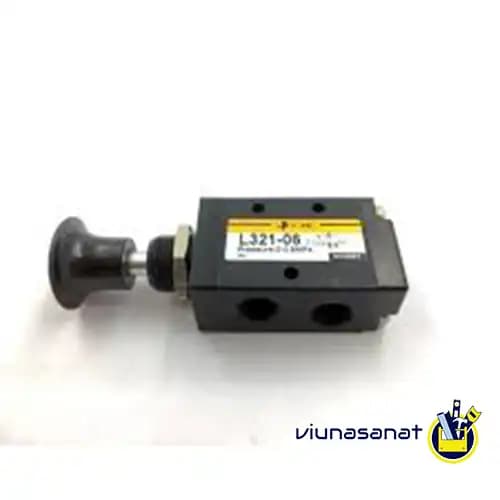 شیر ژیانی (قارچی) پنوماتیک EMC مدل L321-06 3/2 سایز 1/8