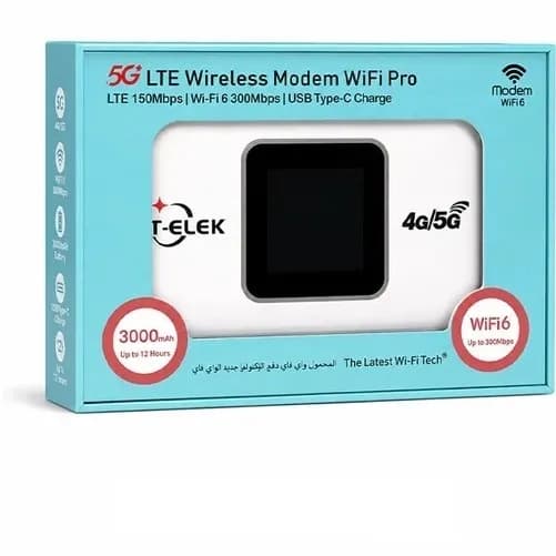 مودم جیبی 4G/5G تی الک مدل TM3-E ریجستر شده با ضمانت سلامت — تصویر ۷
