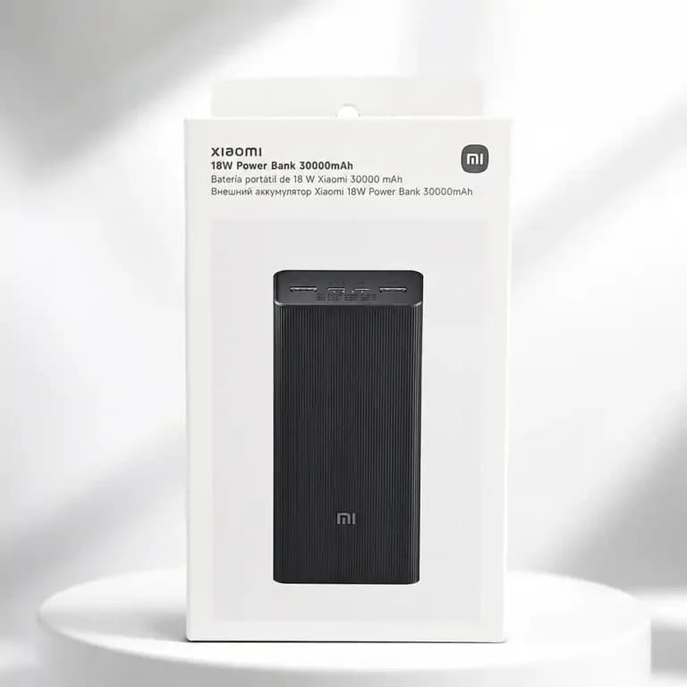پاوربانک شیائومی مدل PB3018ZM ظرفیت 30000 میلی آمپر ساعت اصل گارانتی سلامت — تصویر ۵