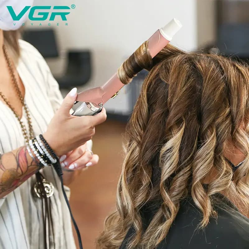فرکننده مو VGR مدل V-578 | میله 25mmاورجینال با ضمانت اصالت — تصویر ۲