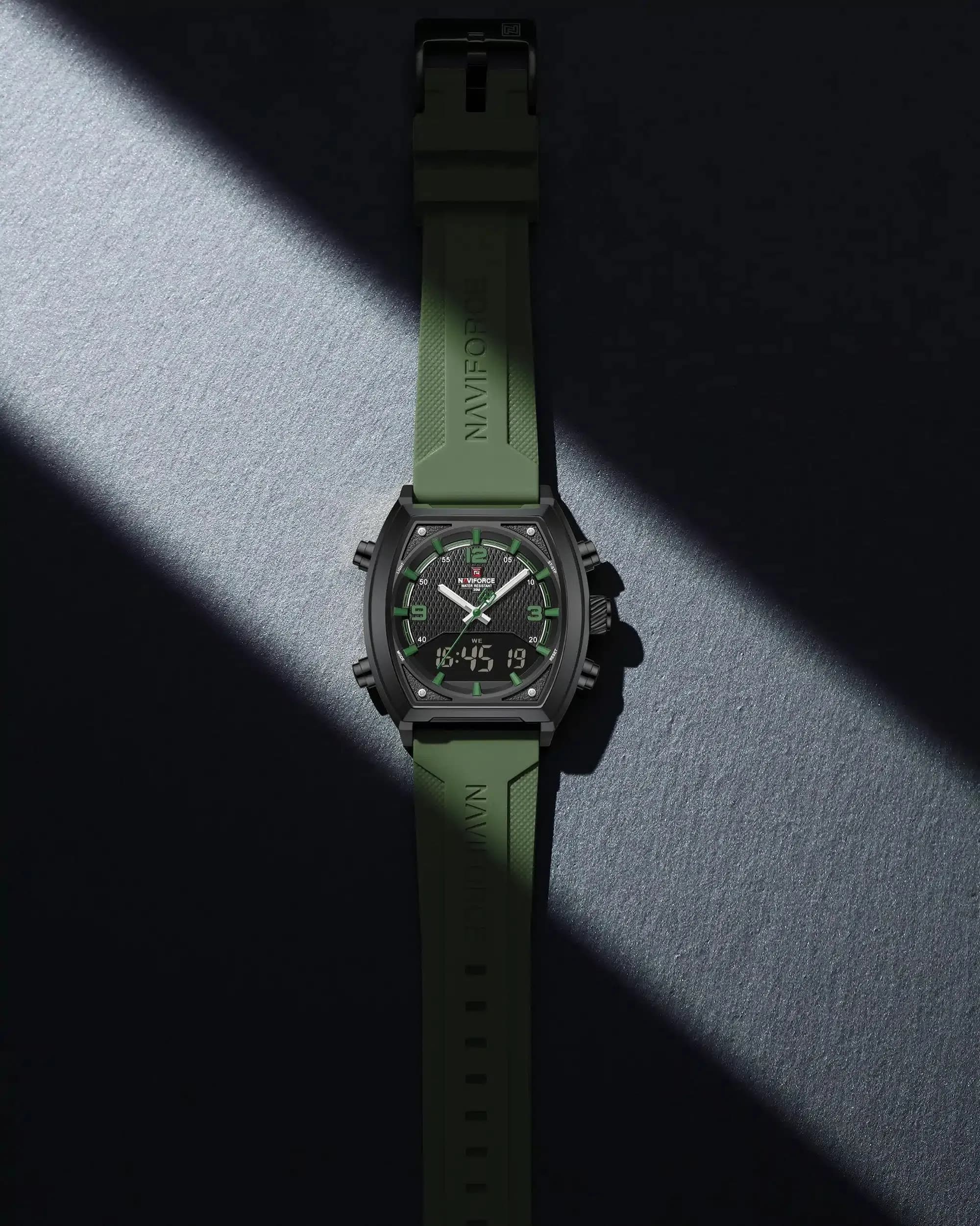 ساعت مردانه نیوی فورس Naviforce NF 9242 B/GN/GN — تصویر ۳