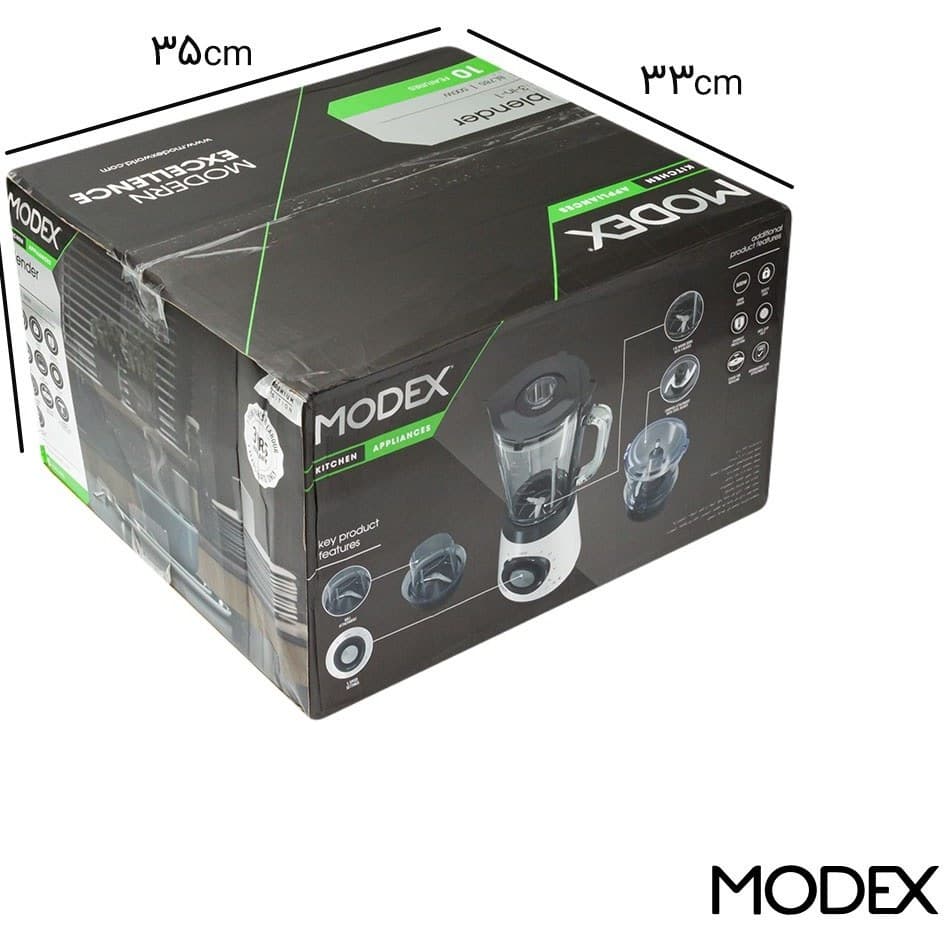 آسیاب و مخلوط کن مودکس مدل BL785 | موتور 500 وات + کنترل 5 سرعته — تصویر ۴