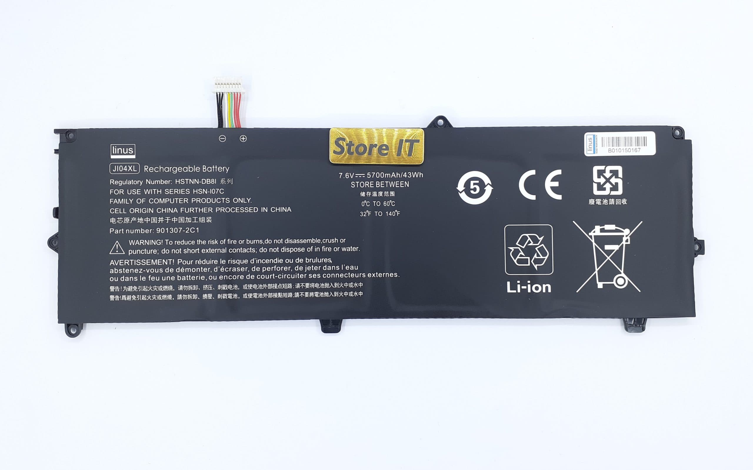 باتری لپ تاپ اچ پی Elite X2 1012 G2 (JI04XL)