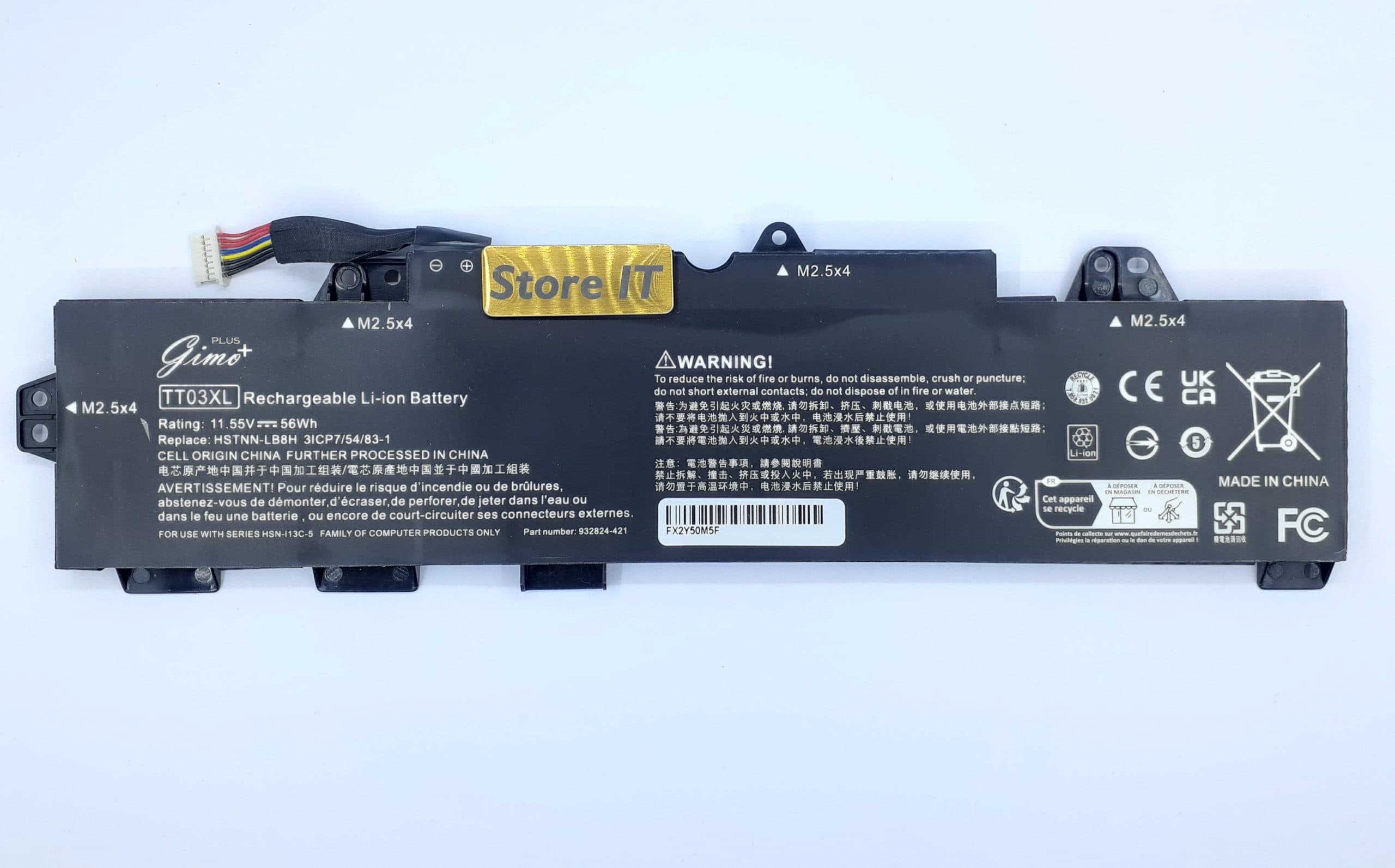 باتری لپ تاپ اچ پی EliteBook 850 G5 (TT03XL)