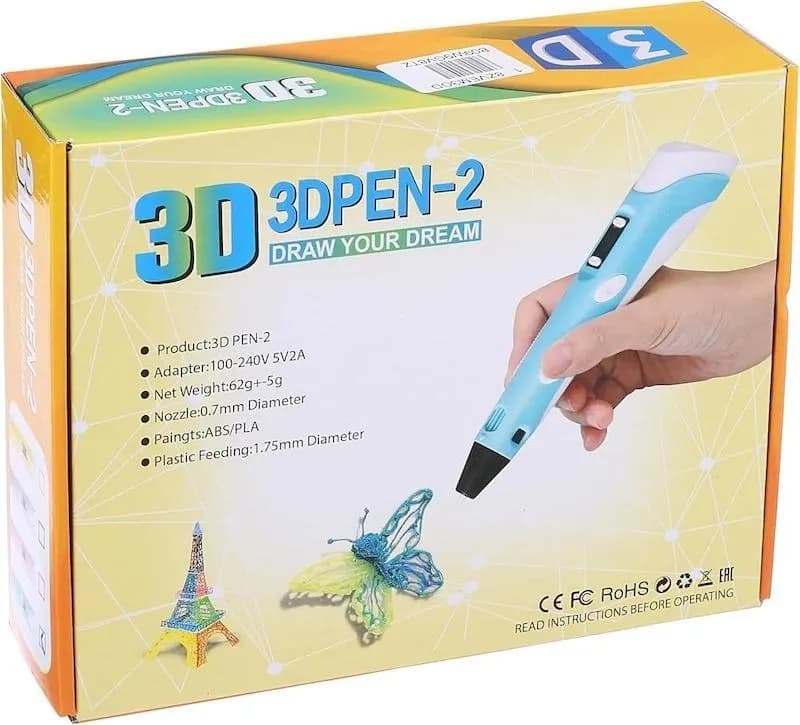 قلم سه بعدی مدل 3D Pen 2 زرد