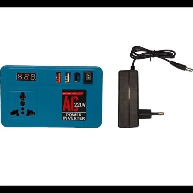اینورتر شارژی 150 وات تک‌پریز با باتری ۴۸ ولت و چراغ LED — تصویر ۶