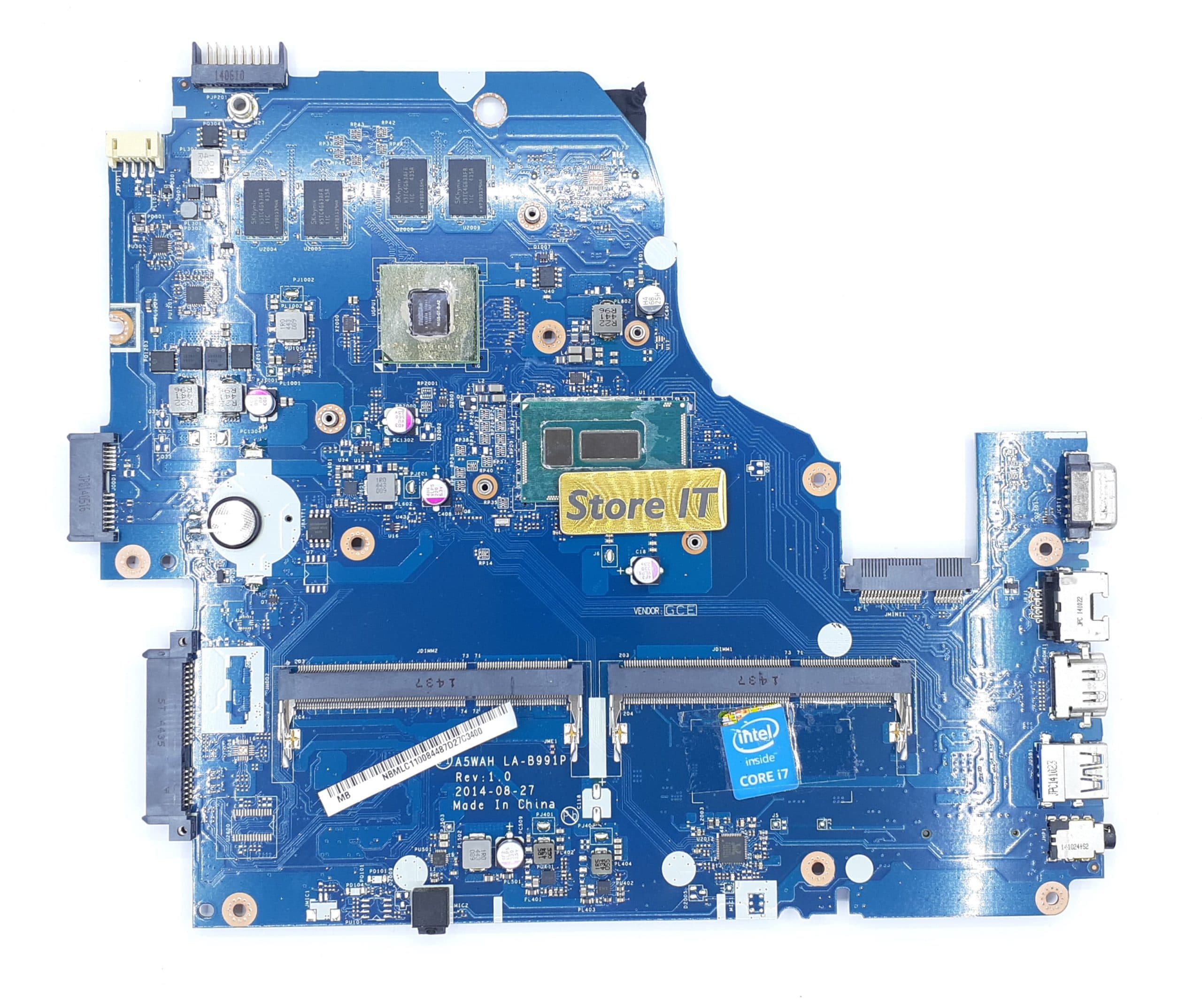 مادربرد لپ تاپ ایسر Aspire E5-571 (LA-B991P) I7-5th گرافیکدار