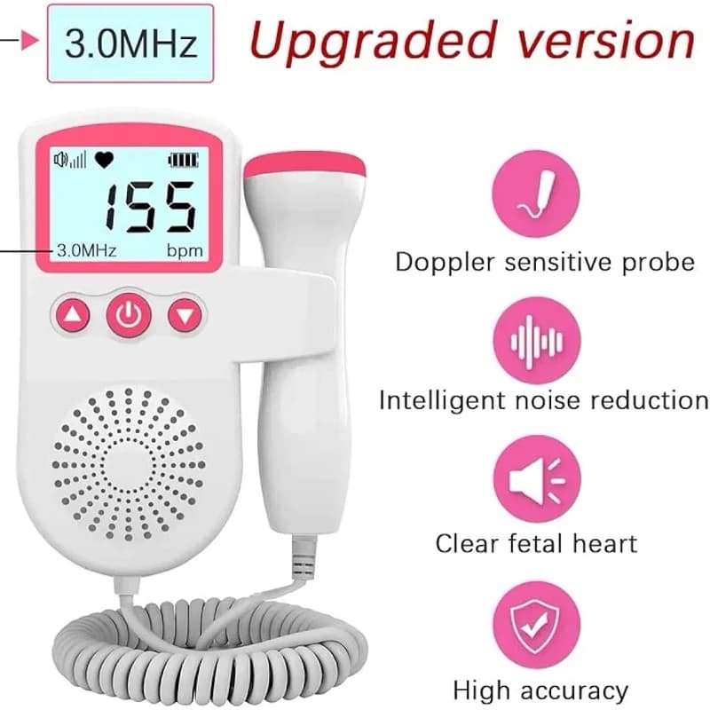 دستگاه شنود و ضبط ضربان قلب جنین(سونیکید)Baby Doppler — تصویر ۶