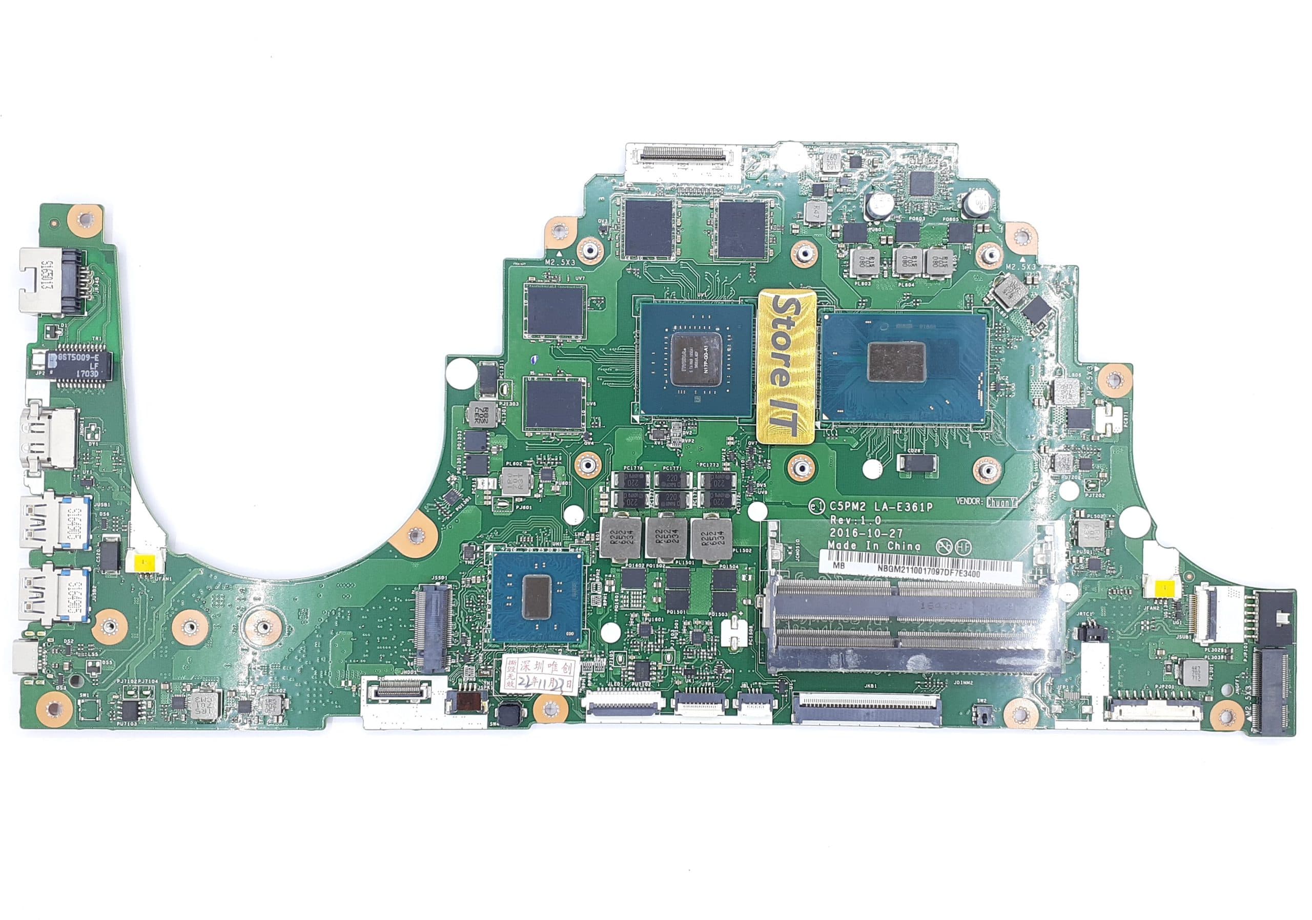 مادربرد لپ تاپ ایسر Aspire VX5-591 (La-E361p) I5-7th گرافیکدار