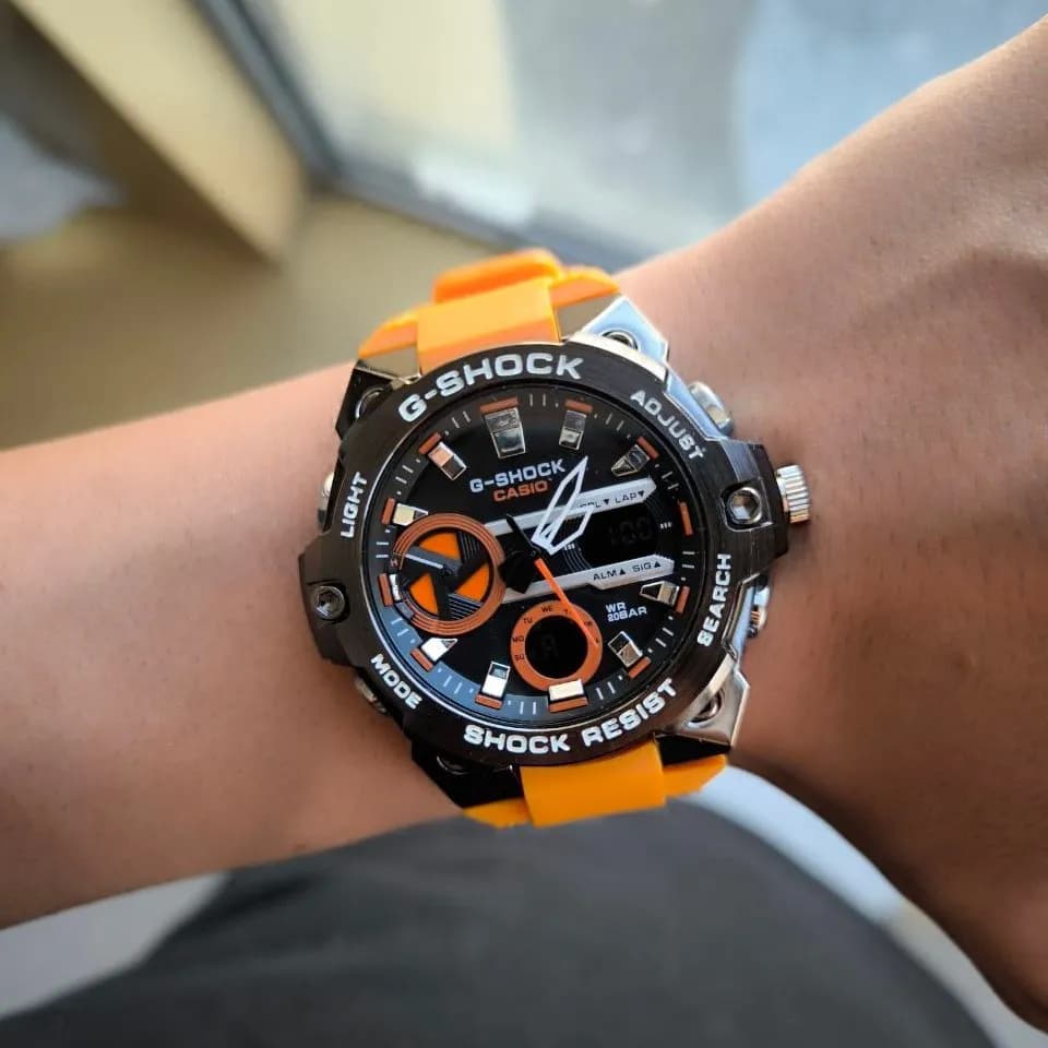 ساعت مچی مردانه مارک جی شاک G_SHOCK دو زمانه — تصویر ۵