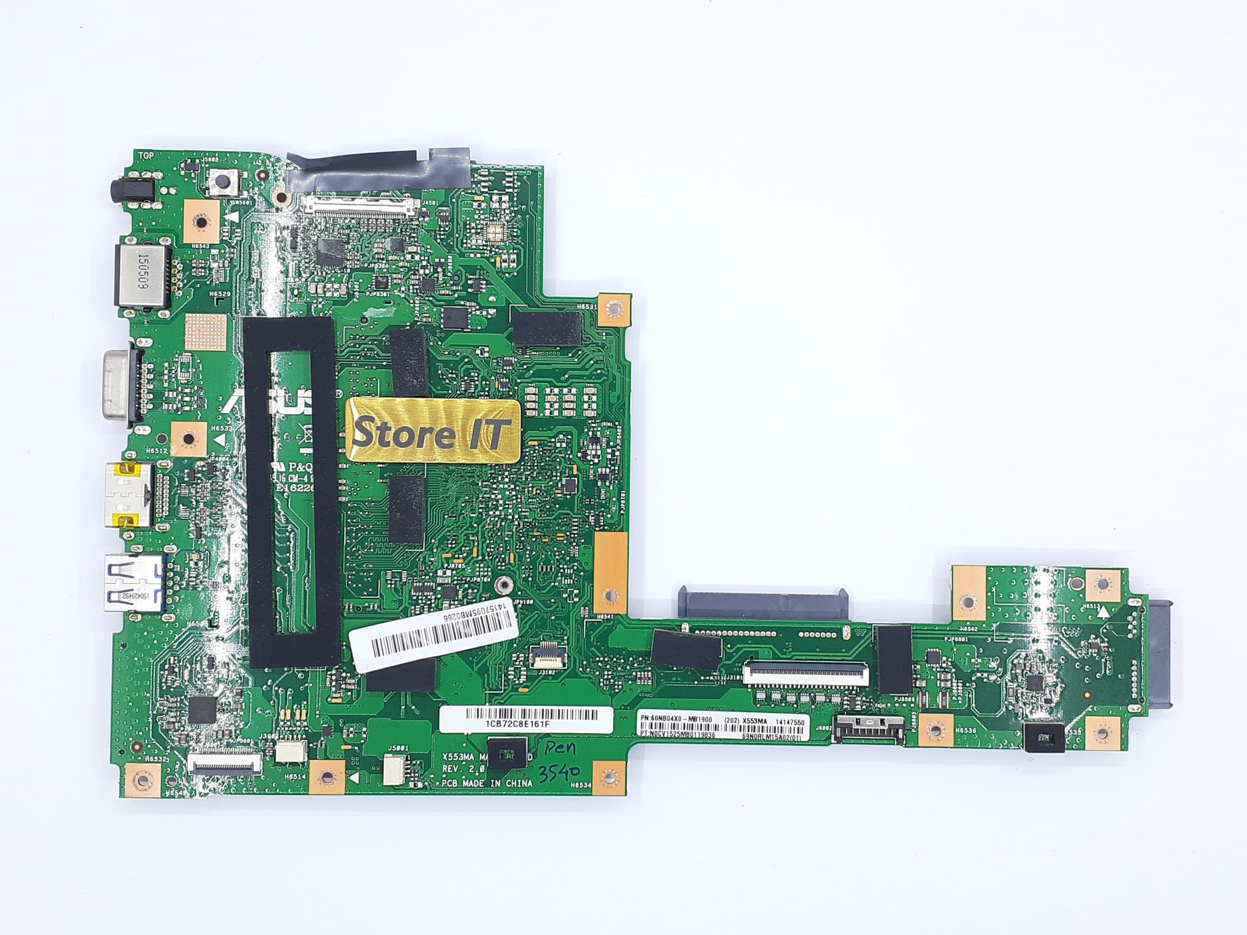 مادربرد لپ تاپ ایسوس X553MA Rev 2.0 Pentium بدون گرافیک — تصویر ۳