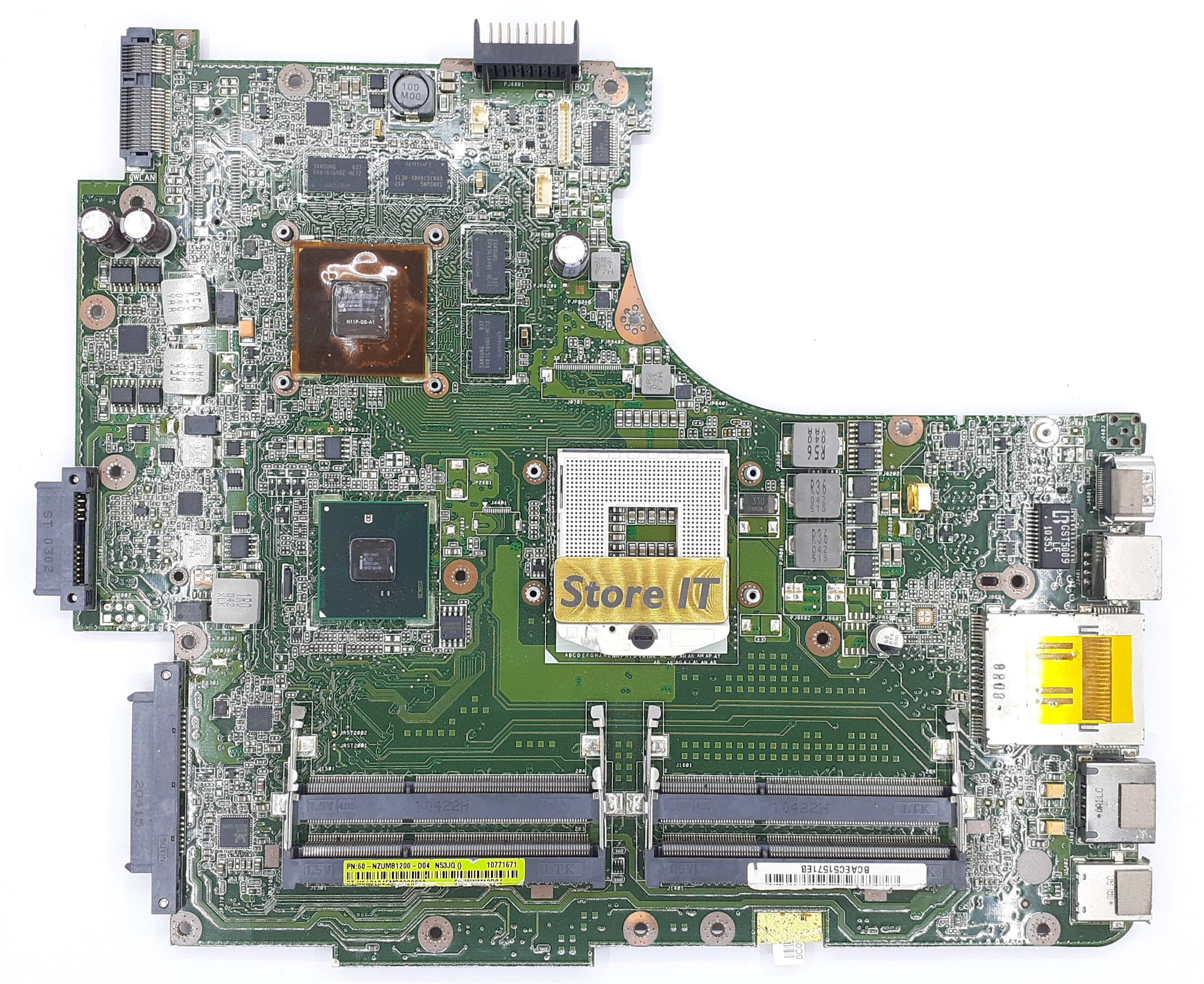 مادربرد لپ تاپ ایسوس N53JG Rev 2.1 I7 Support گرافیکدار — تصویر ۲