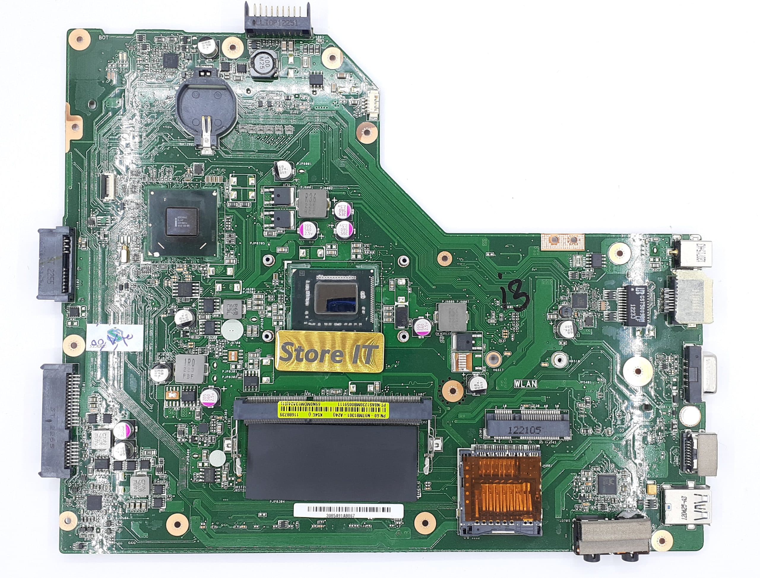 مادربرد لپ تاپ ایسوس K54C Rev 3.0 I3-2nd بدون گرافیک – 2 گیگ رم — تصویر ۲