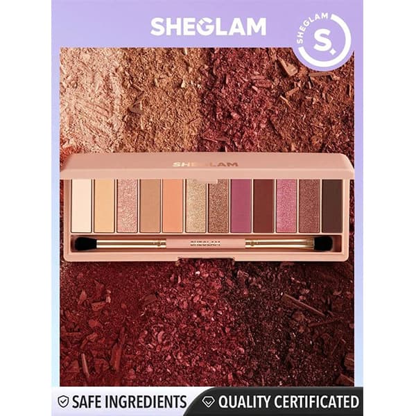 پالت سایه 12 رنگ شیگلم SHEGLAM مدل Berry — تصویر ۲