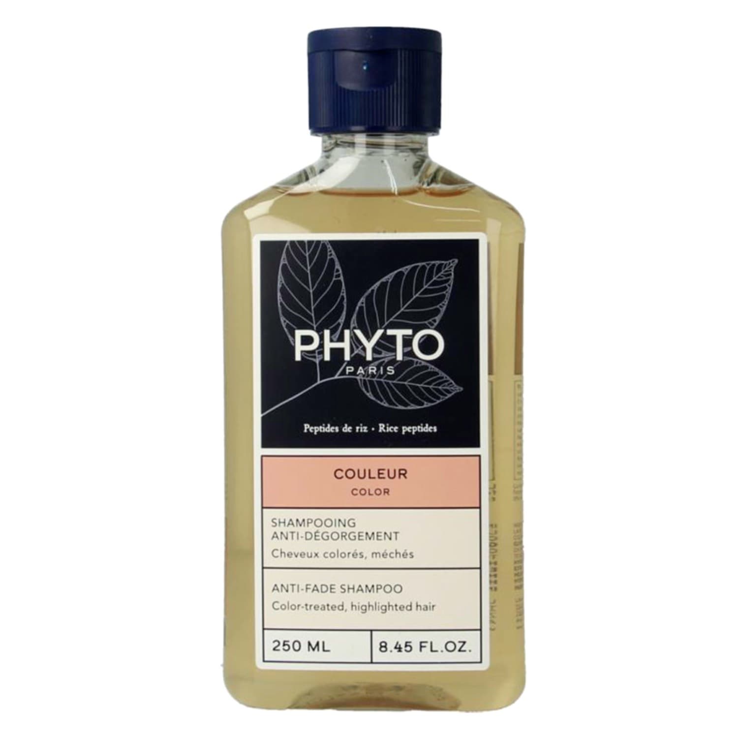 شامپو تثبیت کننده رنگ مو فیتو PHYTO مدل rice peptides COULEUR