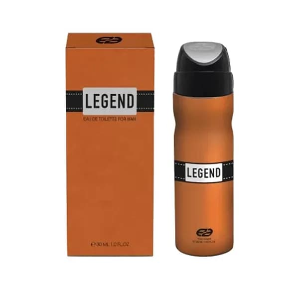عطر مردانه عمادآرا مدل LEGEND لجند حجم 30 میل