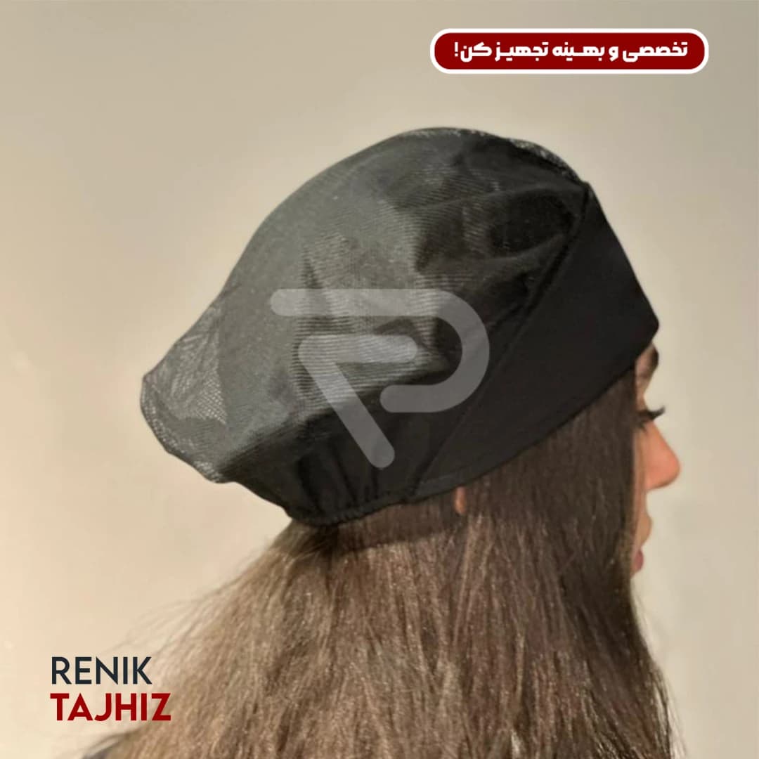 کلاه توری زنانه مشکی RENIK — تصویر ۲