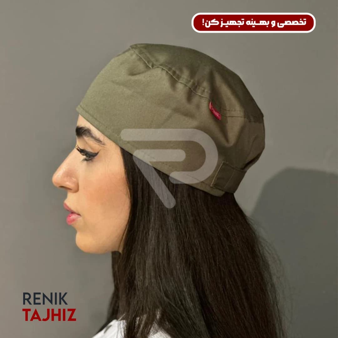 کلاه گرد پشت چسبی سبز 8056 RENIK — تصویر ۳