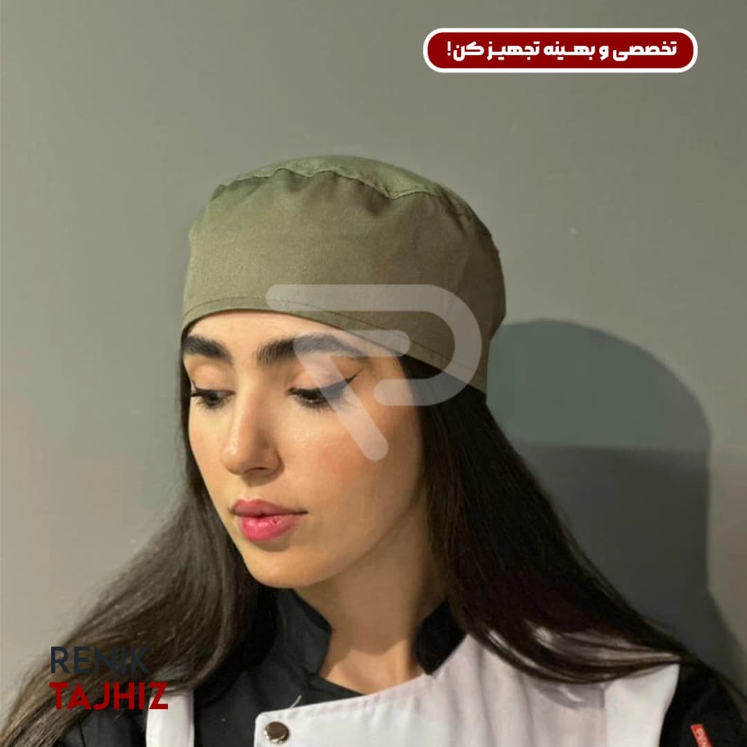 کلاه گرد پشت چسبی سبز 8056 RENIK