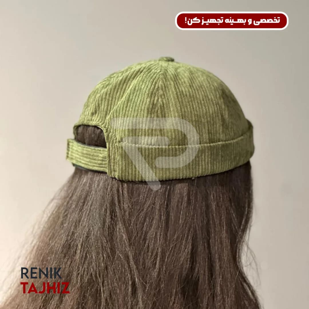 کلاه لئونی مخمل سبز RENIK — تصویر ۲