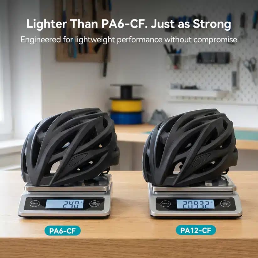 فیلامنت PA12-CF مشکی 1kg برند sunlu — تصویر ۷