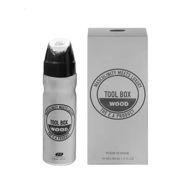 عطر مردانه عمادآرا مدل Tool Box Wood تولباکس وود حجم 30 میل