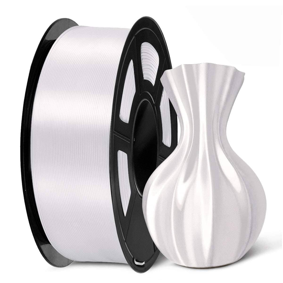 فیلامنت +Silk PLA سفید sunlu