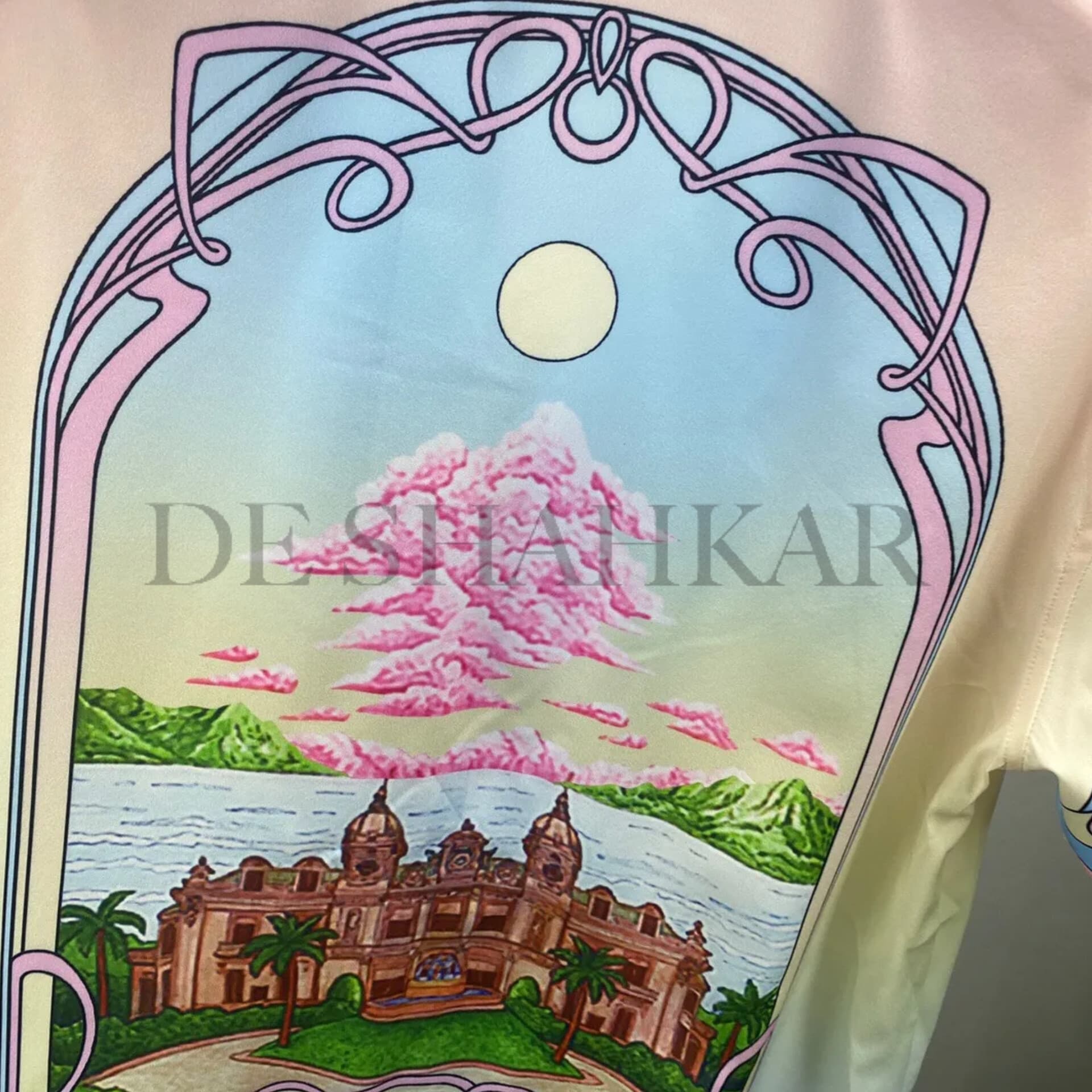 پیراهن ابریشمی کازابلانکا مدل نمادی — تصویر ۵