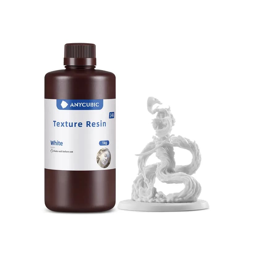 رزین Texture Resin سفید ۱ کیلوگرم انیکیوبیک – Texture Resin White 1KG