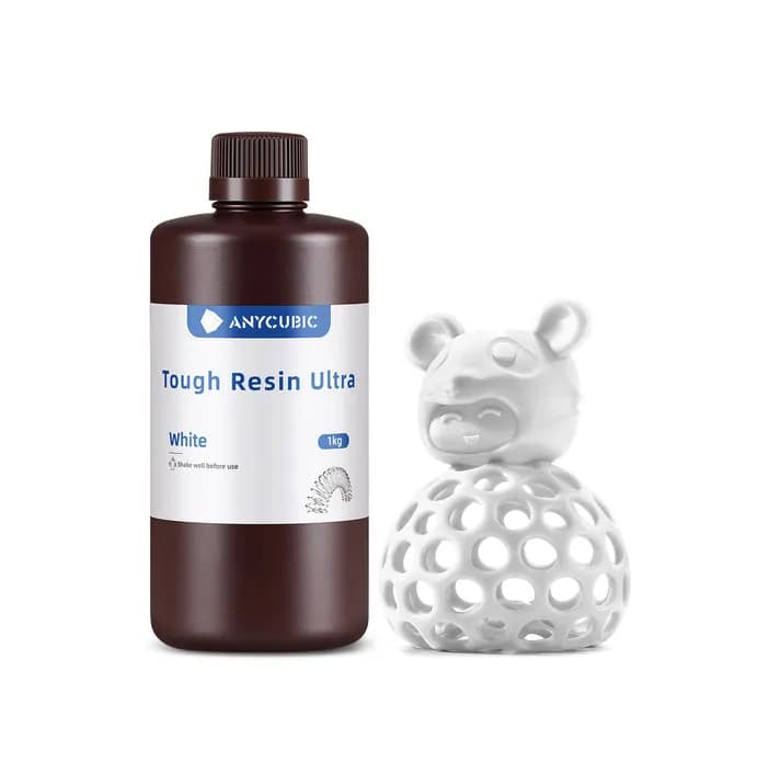 رزین Tough Resin Ultra سفید ۱ کیلوگرم انیکیوبیک – Tough Resin Ultra White 1kg
