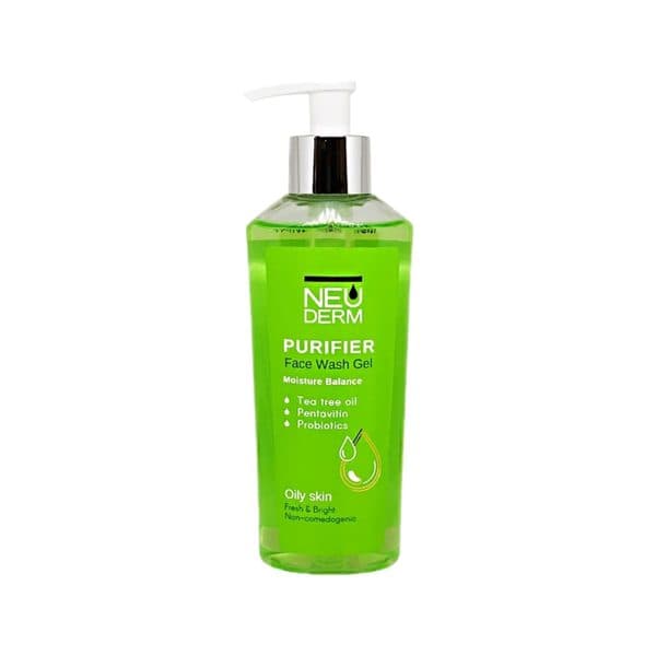 ژل شستشو صورت نئودرم مدل Tea tree oilمناسب پوست چرب حجم 200 میلی لیتر