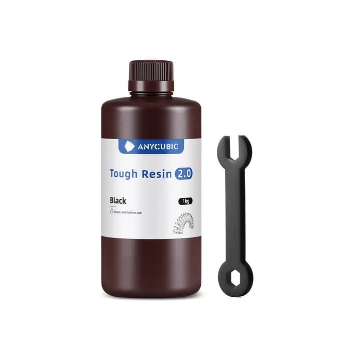 رزین Tough Resin مشکی ۱ کیلوگرم انیکیوبیک -Tough Resin 2.0 Black 1KG